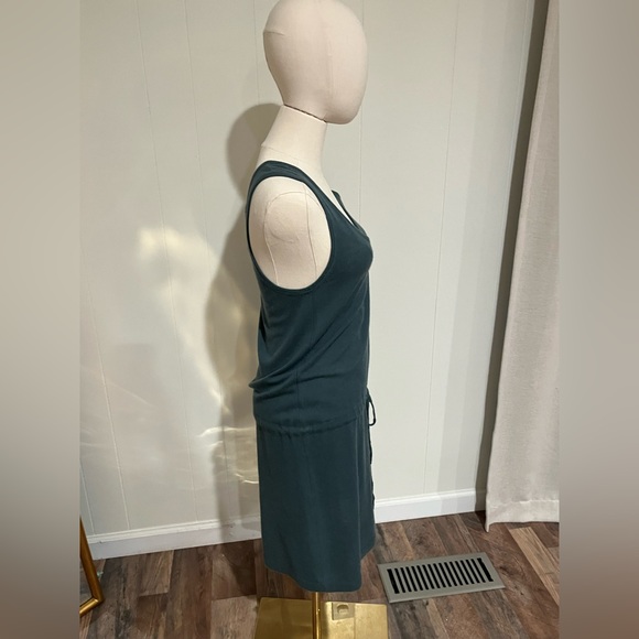 100% Cashmere Tank Knit Dress with Drawstring Waist; Lounge Wear, Super Soft - Picture 2 of 6